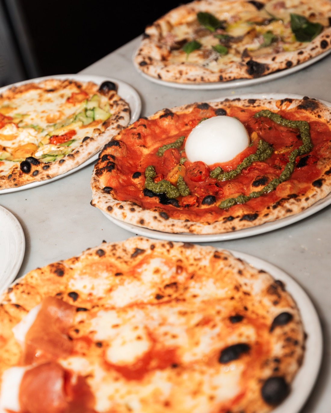 Pizza con producto local de Ibiza